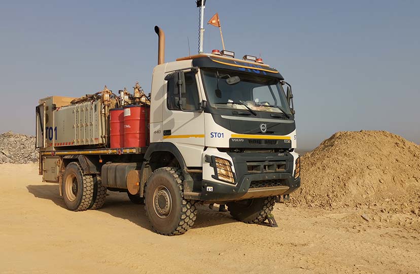 Terceiro Camião Mineiro BAS para a Harsco NL - BAS Mining Trucks