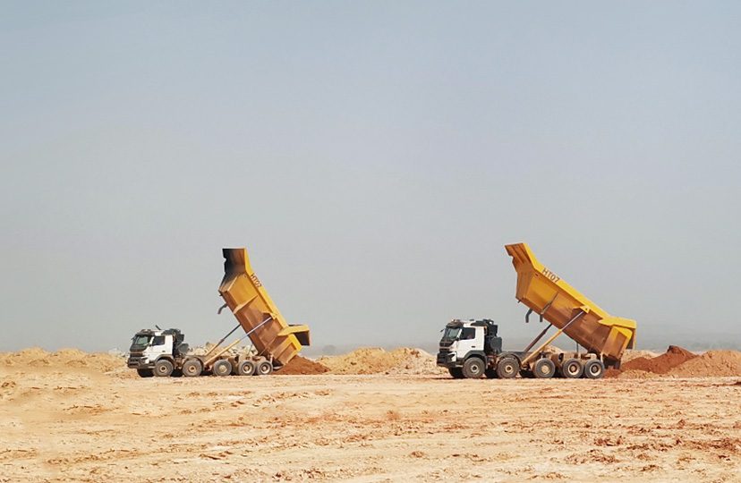 Terceiro Camião Mineiro BAS para a Harsco NL - BAS Mining Trucks