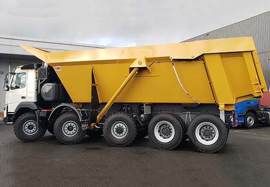 BAS Mining Trucks introduce i nuovi camion per il trasporto minerario 8×4 e 10×4 diffusi Voorraad_10x6